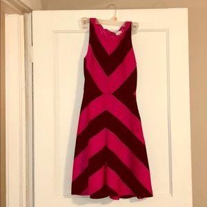 *Final Price* NY&C, Fit and Flare Chevron dress